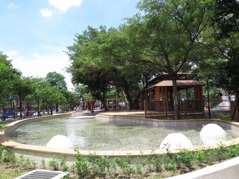 桃竹苗公園廣場 暑假開放戲水