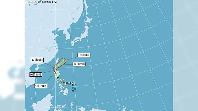 颱風「黃蜂」來了　氣象局11時30分發布海警