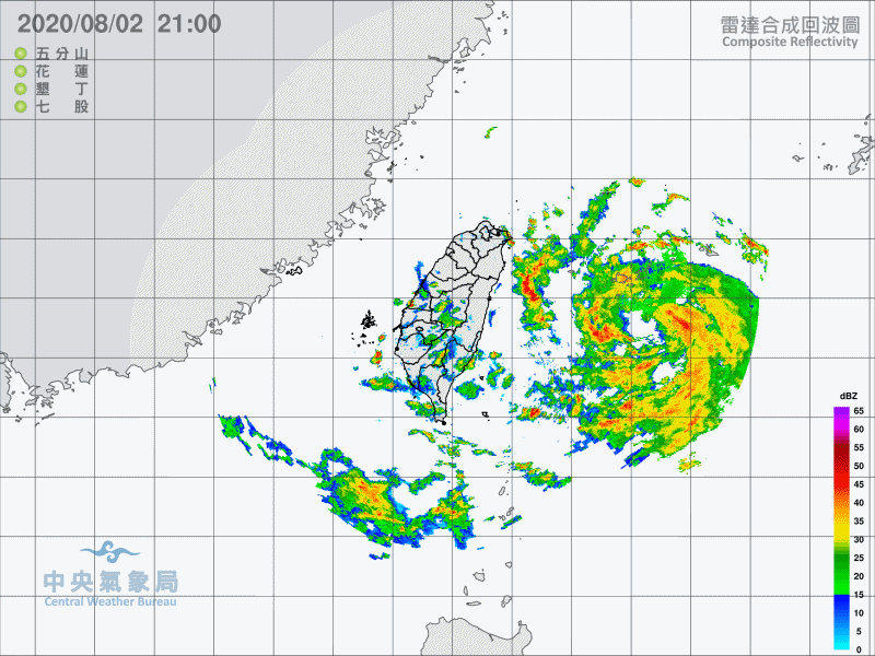 哈格比貼著台灣北上「外圍環流觸陸」！增強徵兆出現　一張圖看降雨時程