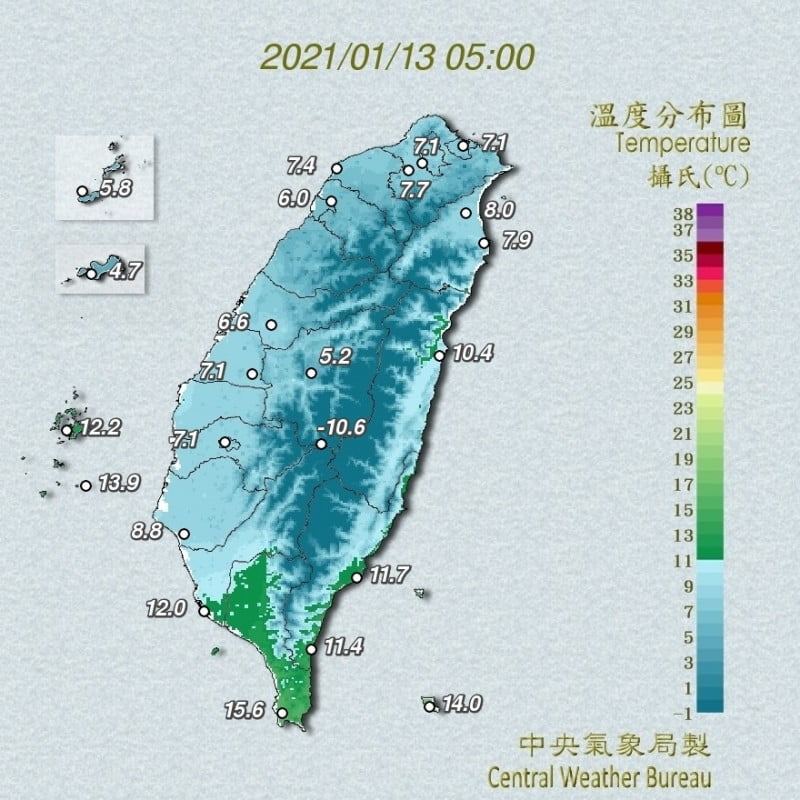 今晨1.7℃爆冷新低溫！白天飆回25度　周末變天「恐有第4波寒流」